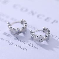 New Fashion Copper Plated Real Gold Branch Ear Buckle Wholesale main image 4