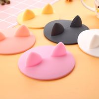 Silicone Cup Lid Cute Cat Ears Universal Water Cup Lid Mug Lid main image 6