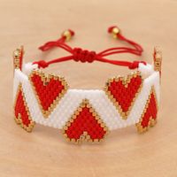 Bohemian Simple Heart Jewelry Miyuki Rice Bead Bracelet Wholesale sku image 1