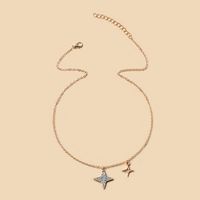 Fashion Diamond-studded Star Necklace main image 6