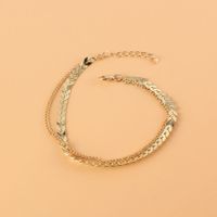 Creative Aircraft Chain Anklet Popular Personality Geometric Footwear main image 4