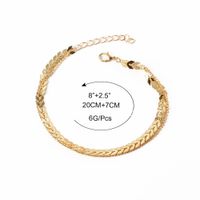 Creative Aircraft Chain Anklet Popular Personality Geometric Footwear main image 6