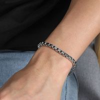 Fashion Stainless Steel Men's Bracelets Simple Personality Jewelry Wholesale main image 5