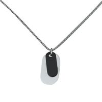 Style Simple Acier Inoxydable Acier Au Titane Placage Hommes Collier main image 6