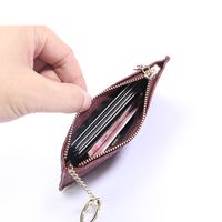 Leather Coin Purse New Key Ring Coin Storage Bag Multi-card Snake Pattern Leather Coin Purse main image 4