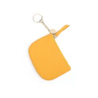 First Layer Cowhide Coin Purse New Korean Version Of Key Ring Coin Storage Bag main image 3