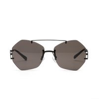 Wuhuama Glasses Ss0819 Irregular Frameless Metal Double Beam Colorful Sunglasses Female Sunglasses Men main image 4