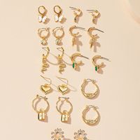 New 10 Pairs Of Earrings Multi-piece Wholesale Personalized Fashion Earrings main image 4