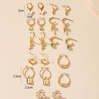 New 10 Pairs Of Earrings Multi-piece Wholesale Personalized Fashion Earrings main image 5