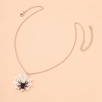 European And American Temperament Retro Spider Web Tassel Clavicle Chain Trend Accessories Halloween Necklace main image 2