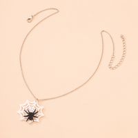 European And American Temperament Retro Spider Web Tassel Clavicle Chain Trend Accessories Halloween Necklace main image 4