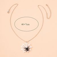 European And American Temperament Retro Spider Web Tassel Clavicle Chain Trend Accessories Halloween Necklace main image 5