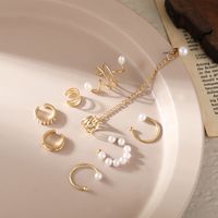 New Pearl Ear Clip Earrings Non-piercing Wholesale Jewelry main image 3