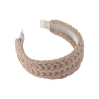 Autumn And Winter Woolen Hair Band Wide Side Headband main image 6