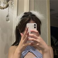Feather Tassel Headband Pearl Hair Accessories Headdress main image 4