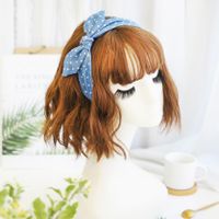 Comfortable Full Cloth Wrapper Hair-hoop Headband Polka Dot Cotton Fabrics Bow Headband Korean Style Styling Rabbit Ears Hair Hoop main image 3