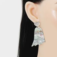 55726 Acrylic Colorful Ghost Earrings European And American Exaggerated Halloween Ghost Earrings Personality Female Ear Rings main image 3