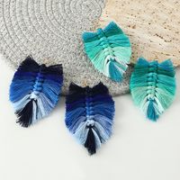 Naizhu Handmade Diy European And American Bohemian Tassel Earrings Vintage Feather Long Earrings Ethnic Earrings main image 4