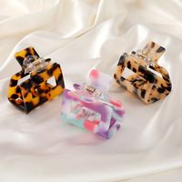 Korean New Black And White Retro Leopard Print Hairpin main image 6