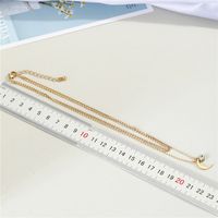 European Cross-border Fashion Simple Metal Stacked Necklace Rhinestone Star Moon Pendant Clavicle Chain main image 4