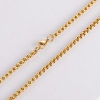 Rostfreier Stahl 18 Karat Vergoldet Einfacher Stil Überzug Geometrisch Halskette sku image 17
