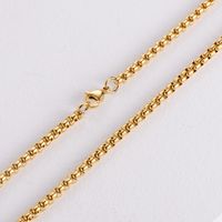 Acier Inoxydable Plaqué Or 18K Style Simple Placage Géométrique Collier sku image 17