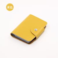 Korean Leather Card Case Cowhide Multi-card Id Card Holder sku image 2
