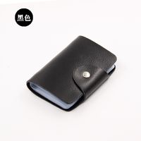 Korean Leather Card Case Cowhide Multi-card Id Card Holder sku image 4