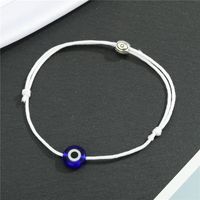 Retro Simple Color Rope Demon Eye Bracelet Hand-woven Blue Eye Bracelet Bracelet sku image 5