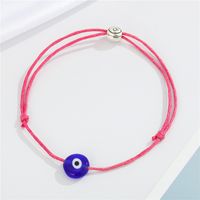 Retro Simple Color Rope Demon Eye Bracelet Hand-woven Blue Eye Bracelet Bracelet sku image 6