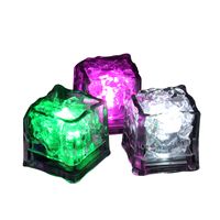 Luminous Ice/colorful Touch Small Induction Night Lamp/led Ice Cubes Water Glowing Night Lights Flash main image 6