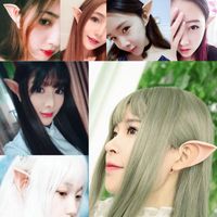 Halloween Elf Ears Party Dress Up Props Latex Elf Tip Simulation Ears Props main image 6