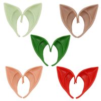 Halloween Elf Ears Party Dress Up Props Latex Elf Tip Simulation Ears Props main image 1