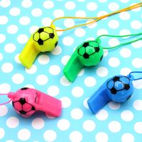 Color Plastic Football Whistle Referee Whistle Game Supplies main image 4