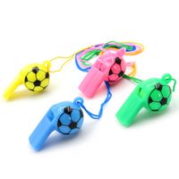 Color Plastic Football Whistle Referee Whistle Game Supplies main image 6