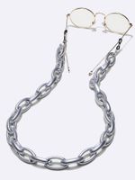 Large Oval Acrylic Concave Shape Mask Chain Glasses Chain Glasses Rope main image 3