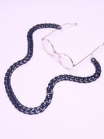 Retro Resin Acrylic Plastic Black Glasses Chain Environmental Protection Glasses Chain main image 3