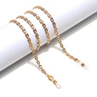 Fashion Simple Gold Glasses Rope Chain Glasses Chain Mask Chain main image 1