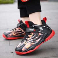 Spring And Autumn New Leather Children's Sports Casual Shoes Colorful 3d Printing Middle-cut Shoes main image 5