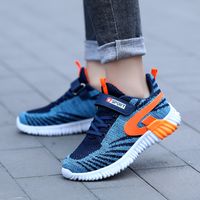 New Big Boys Sports Mesh Fly Woven Lightweight Bright Color Korean Student Casual Shoes main image 2