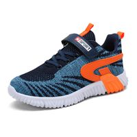 New Big Boys Sports Mesh Fly Woven Lightweight Bright Color Korean Student Casual Shoes main image 3