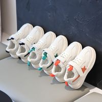 2021 Frühling Und Herbst Neuen Stil Ins Kinder Sport Und Freizeit Kleine Weiße Schuhe Kleine Sterne Koreanische Jungen Und Mädchen Baby Schuhe Hersteller main image 6