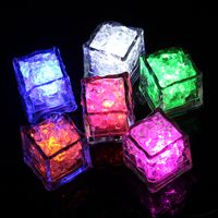 Luminous Ice/colorful Touch Small Induction Night Lamp/led Ice Cubes Water Glowing Night Lights Flash sku image 1