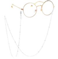 Fashion Simple Pearl Chain Sunglasses With Glasses Chain sku image 2