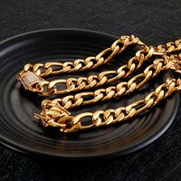 Titanium Steel 18K Gold Plated Fashion Plating Geometric Necklace main image 5