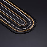 Acero Titanio Chapados en oro de 18k Moda Geométrico Collar main image 3