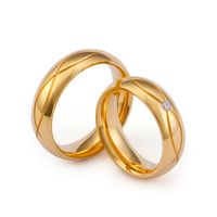 Japanische Und Koreanische Mode Einfache Paar Ring Titan Stahl Einfachen Ring Ring Männer Und Frauen Suertong Schmuck Versorgung main image 1