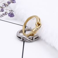 Titanium Steel 18K Gold Plated Fashion Plating Letter main image 4