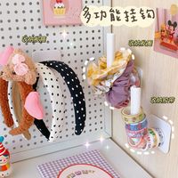 Punch-free Hook  Strong Viscose Wall Stickers Behind The Door Clothes Hook Multifunctional Glue Hook main image 3