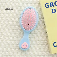 Cute Mini Airbag Comb Pink Air Cushion Massage Comb Girls Small Comb Ins Cartoon Portable Portable Comb sku image 1